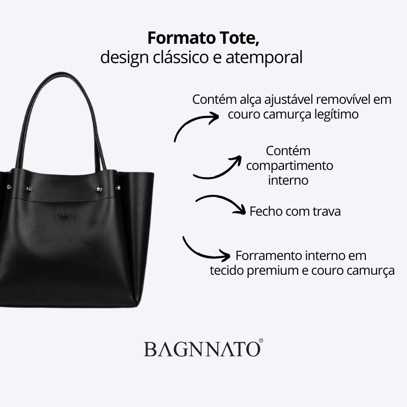 Bolsa em Couro Feminina Clarice
