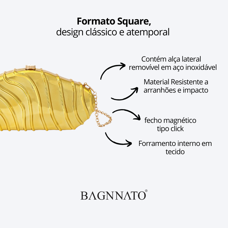 Bolsa em Acrílico Feminina Delfina