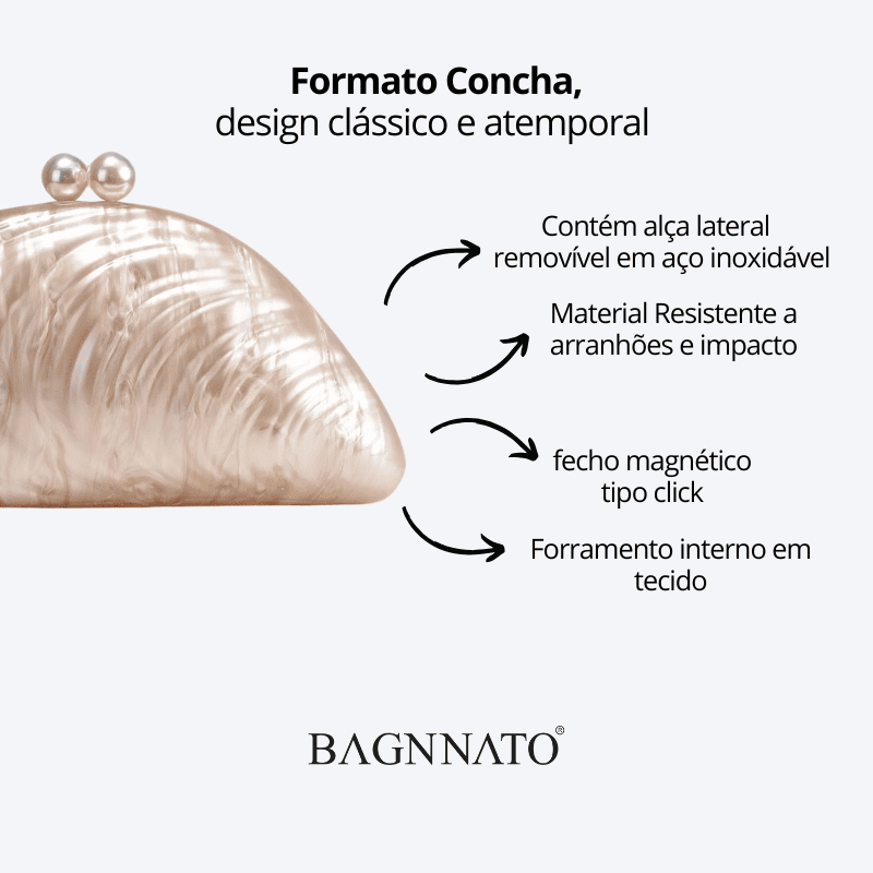 Bolsa em Acrílico Feminina Clémentine
