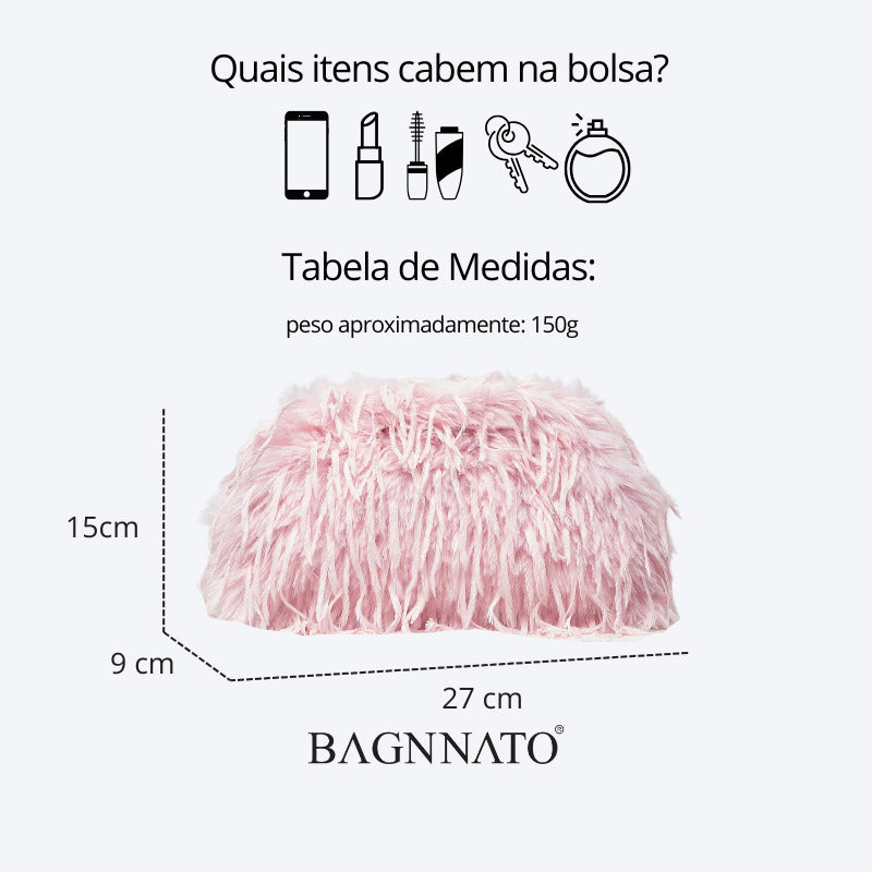 Bolsa em Plumagem Feminina Serena