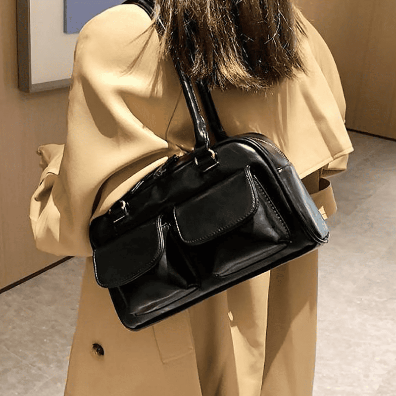 Bolsa Satchel em Couro Feminina Ferrana