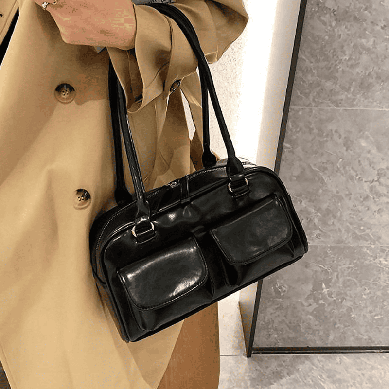 Bolsa Satchel em Couro Feminina Ferrana