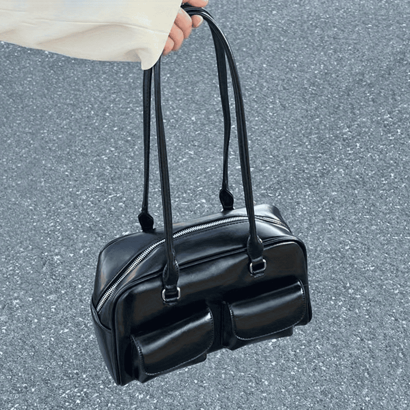 Bolsa Satchel em Couro Feminina Ferrana