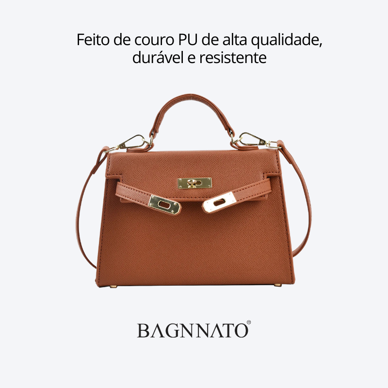 Bolsa Satchel em Couro feminina Kelly