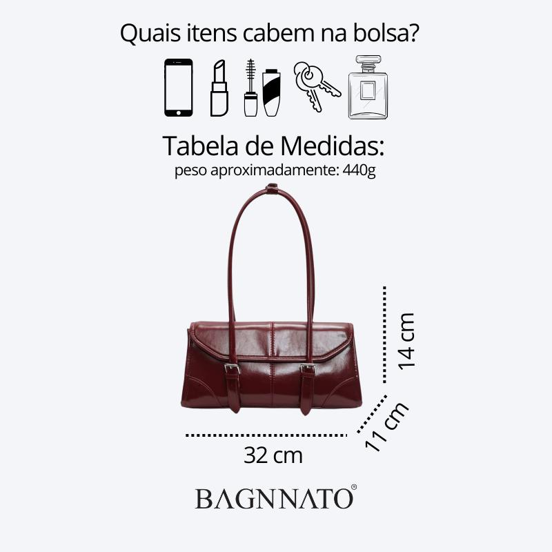 Bolsa Satchel em Couro Feminina Amélisse