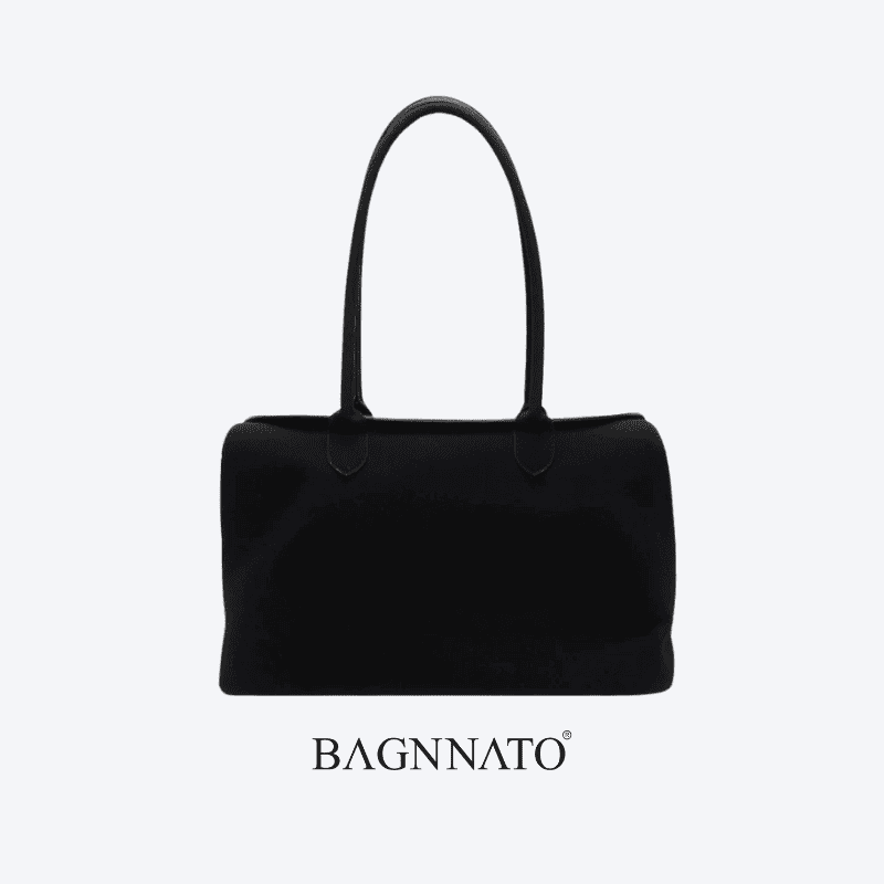 Bolsa em Couro Camurça Genuíno Feminina Liora