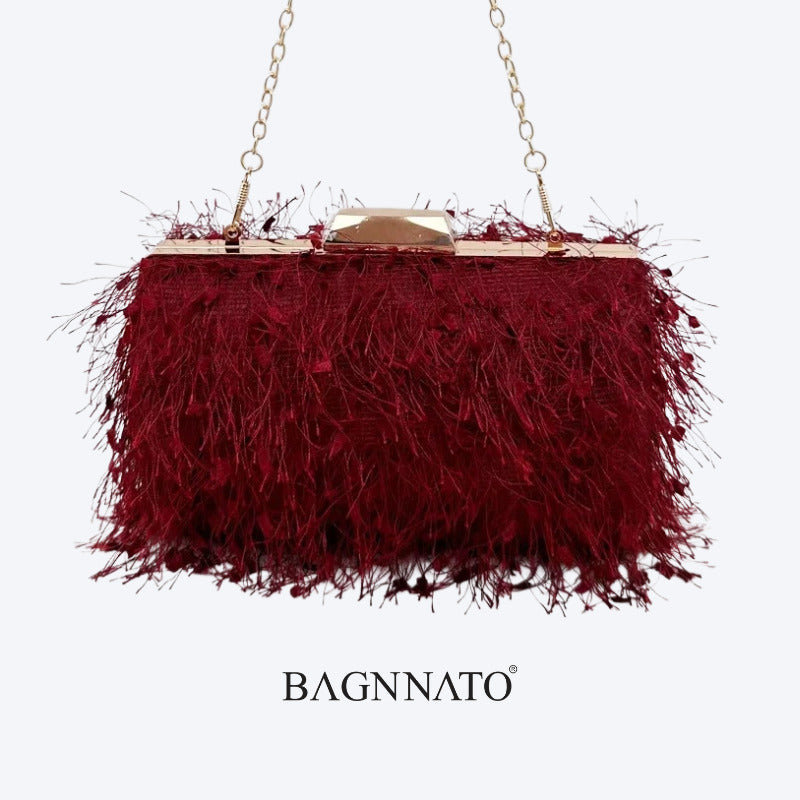 Bolsa em Plumagem Feminina Margaux