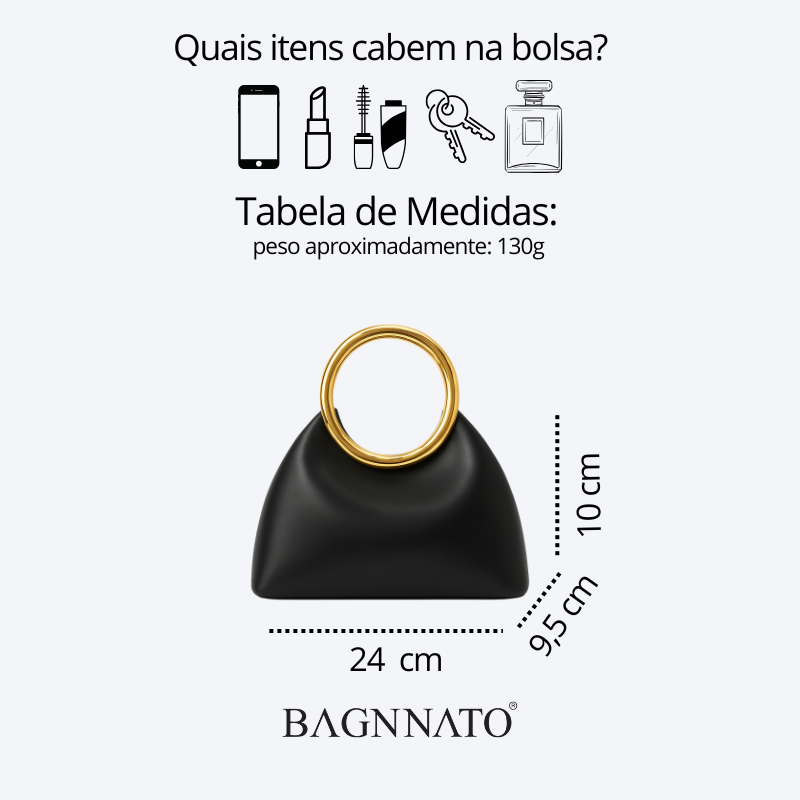 Bolsa Satchel em Couro Feminina Rosanette