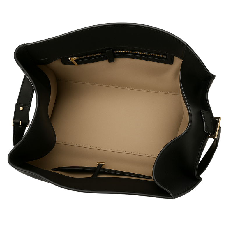 Bolsa em Couro Genuíno Feminina Endria