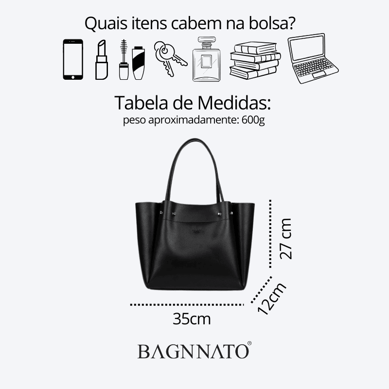 Bolsa em couro feminina Alice