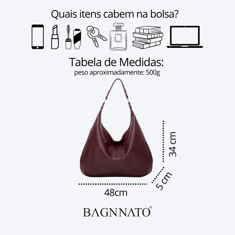 Bolsa em Couro Feminina Annie