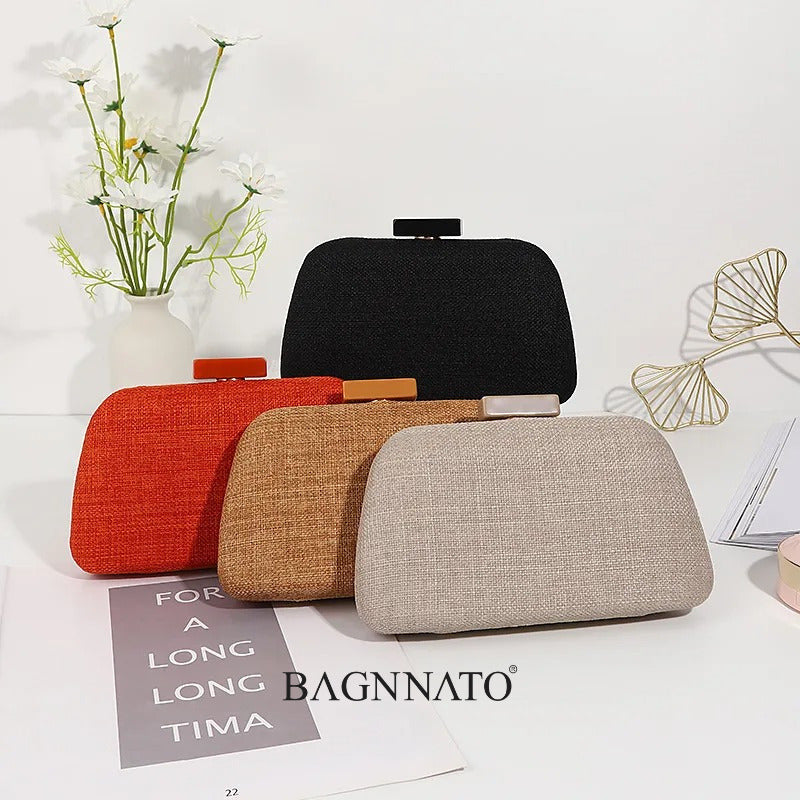 Bolsa em Linho Feminina Liora