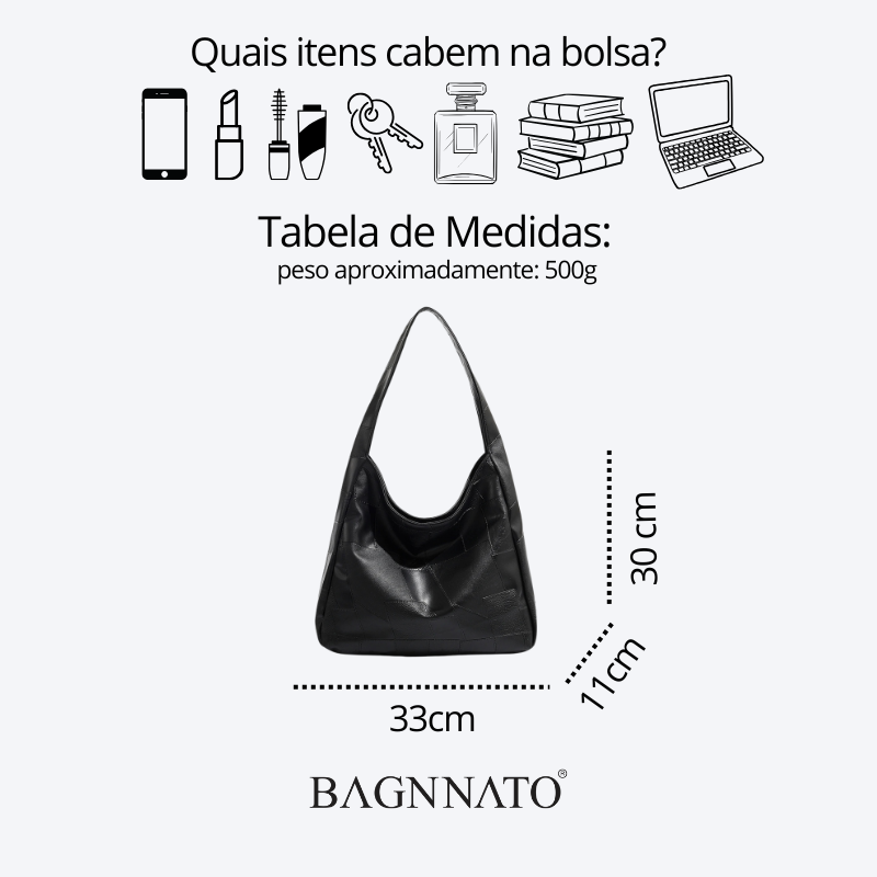 Bolsa em Couro Feminina Francisca