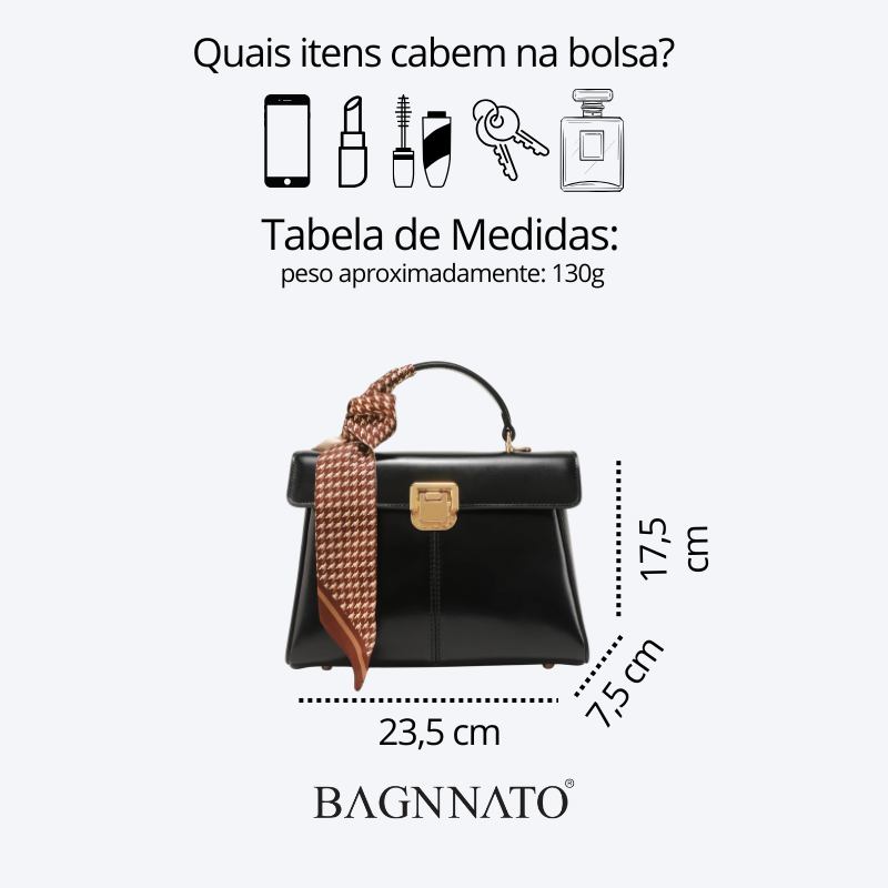 Bolsa Satchel em Couro Feminina Giulessa