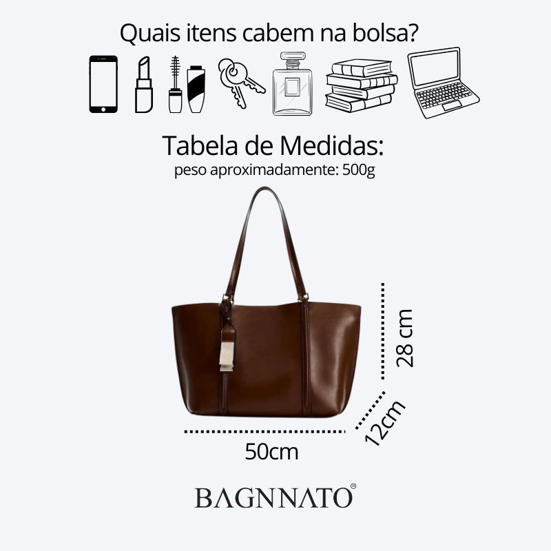 Bolsa em Couro Feminina Nathalia
