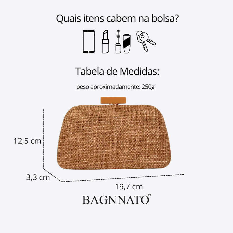 Bolsa em Linho Feminina Liora