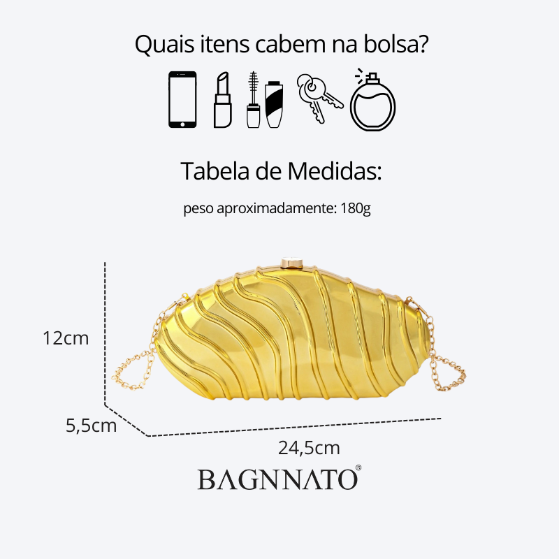 Bolsa em Acrílico Feminina Delfina