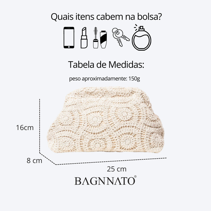 Bolsa em Crochê Feminina Ginevra