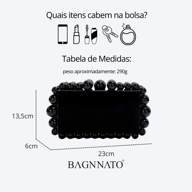 Bolsa em Acrílico Feminina Nerina