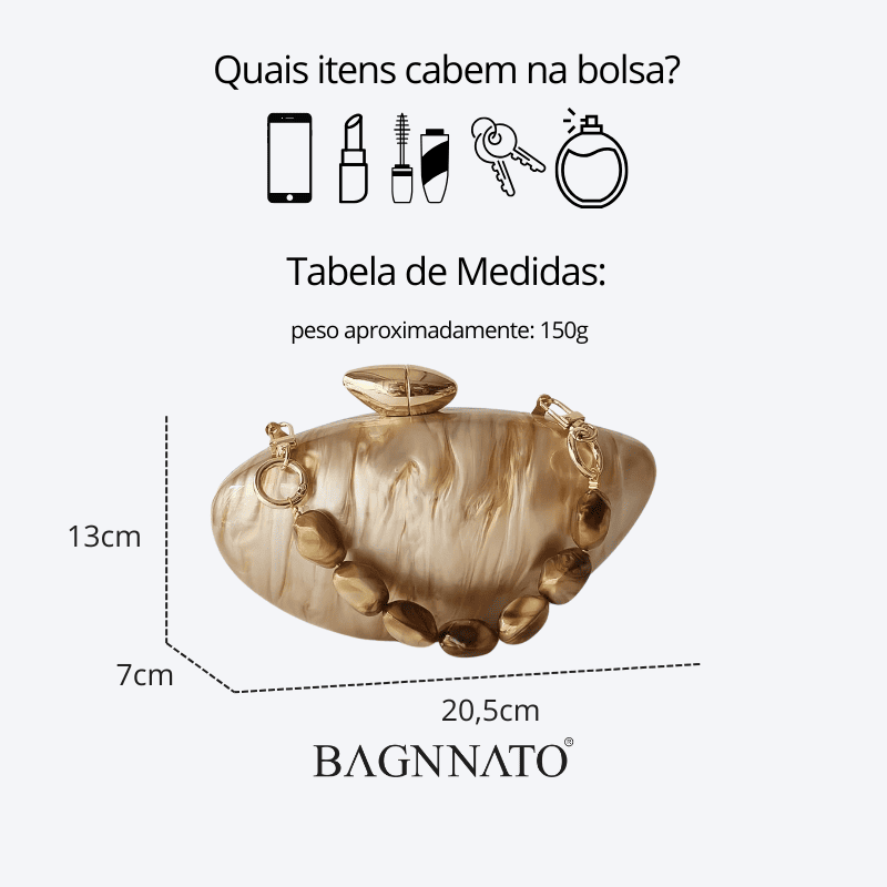 Bolsa em Acrílico Feminina Anaya