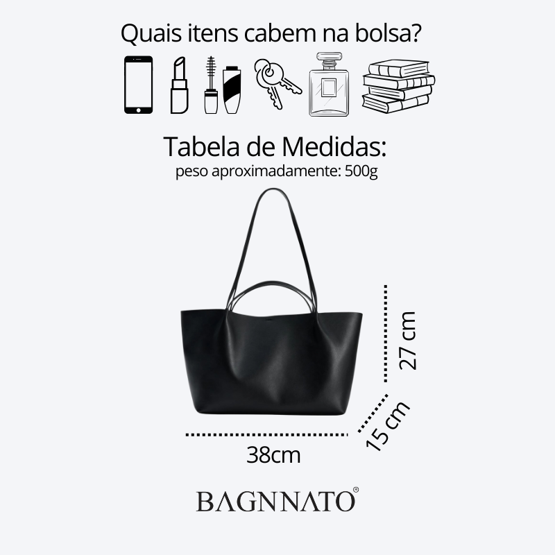 Bolsa em Couro Feminina Clarice