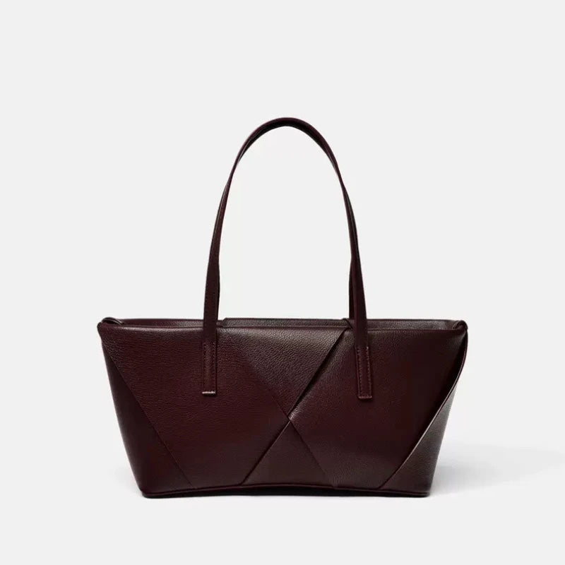 Bolsa de compras de tecido longo, bolsa tote elegante com alça superior, bolsa de ombro simples de cor sólida, bolsas femininas design de luxo