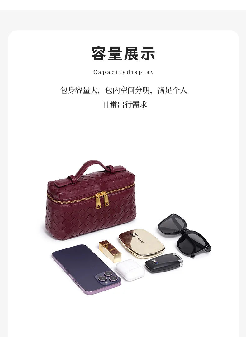 Bolsa feminina elegante e clássica inspirada na moda de Paris com pingente e logotipo vintage minimalista