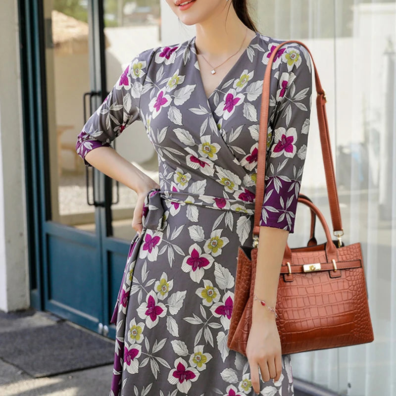 Famosa marca senhoras bolsas de alta qualidade crocodilo listra três sacos principais designer crossbody bolsa ombro para as mulheres sacola