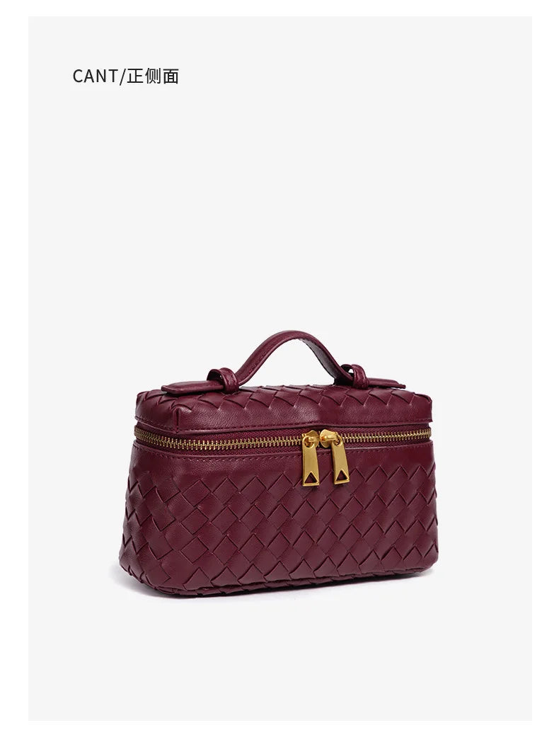 Bolsa feminina elegante e clássica inspirada na moda de Paris com pingente e logotipo vintage minimalista