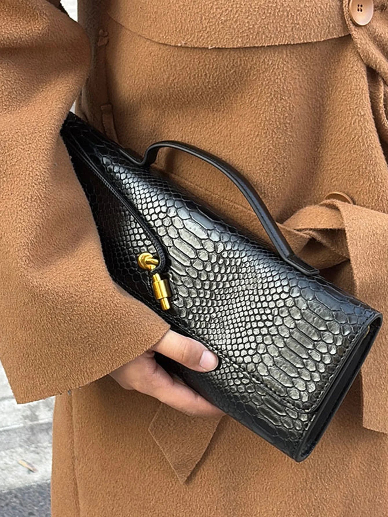 Saco borgonha cereja vermelho envelope vinho vermelho envelope de luxo nova bolsa moda europeia e americana crocodilo flip mão órgão b