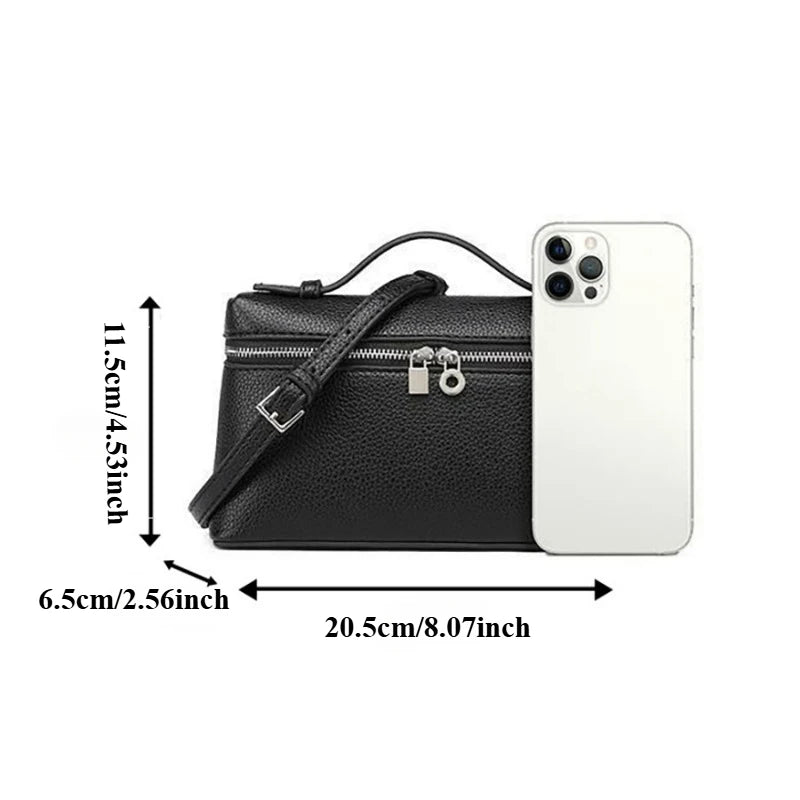 Moda lancheira saco de couro do plutônio mini moda feminina saco 2025 nova rede vermelha a mesma caixa portátil crossbody pequenos sacos
