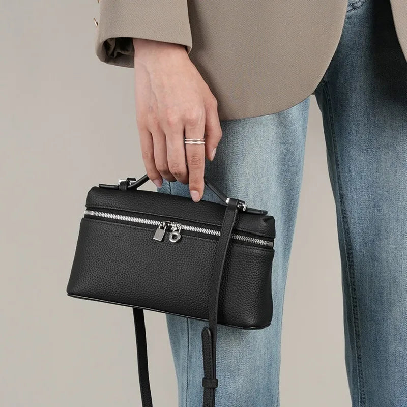 Moda lancheira saco de couro do plutônio mini moda feminina saco 2025 nova rede vermelha a mesma caixa portátil crossbody pequenos sacos