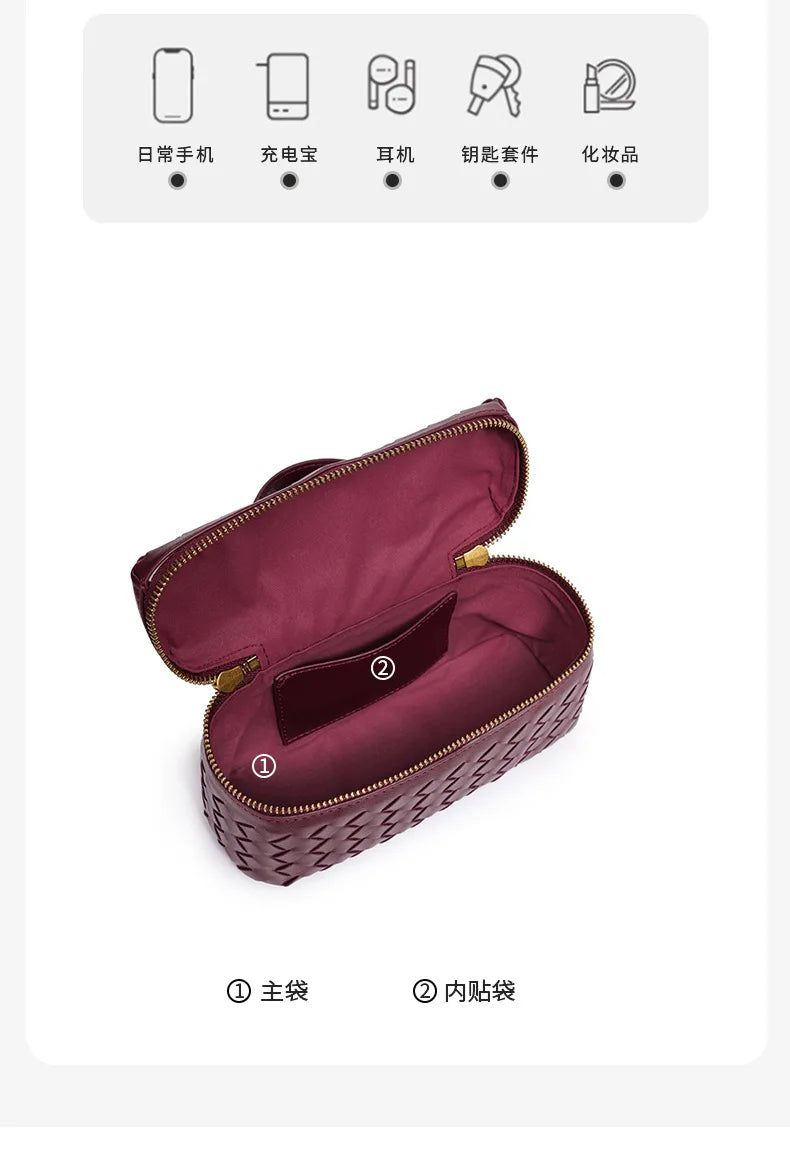 Bolsa feminina elegante e clássica inspirada na moda de Paris com pingente e logotipo vintage minimalista