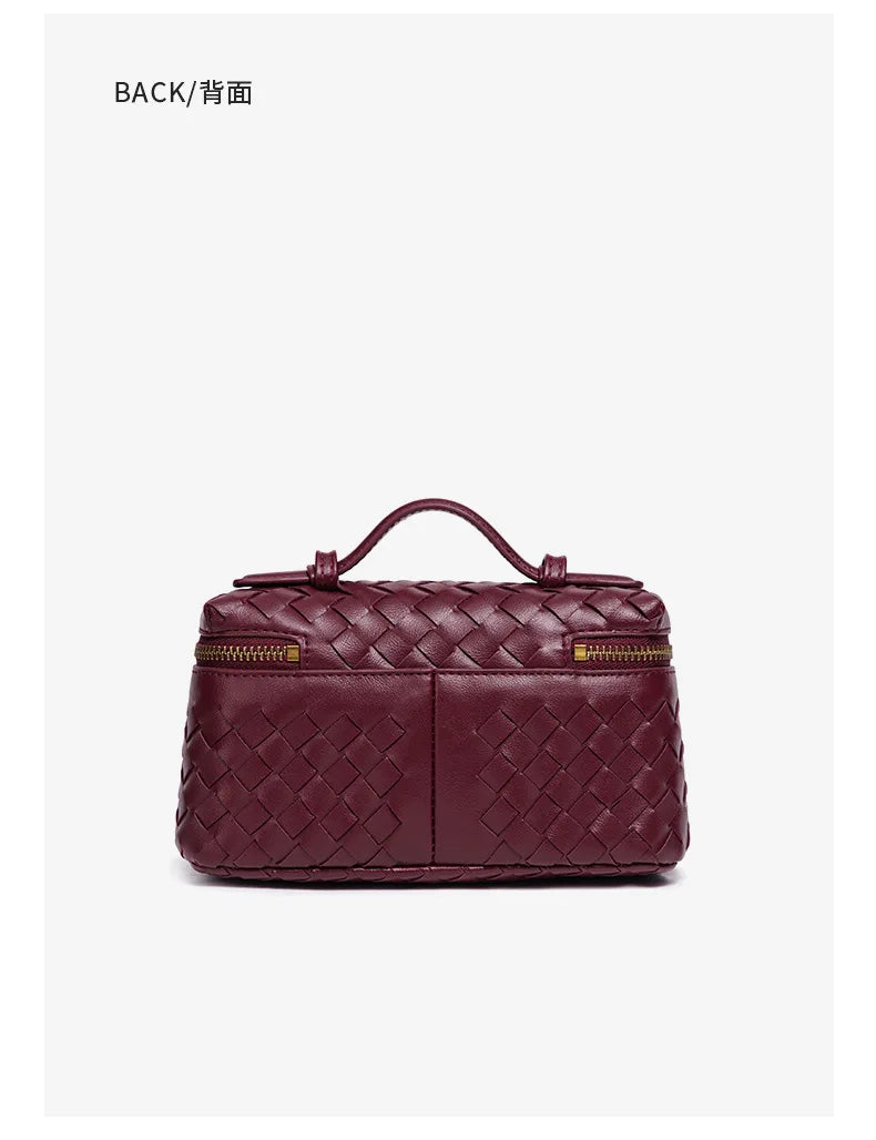 Bolsa feminina elegante e clássica inspirada na moda de Paris com pingente e logotipo vintage minimalista
