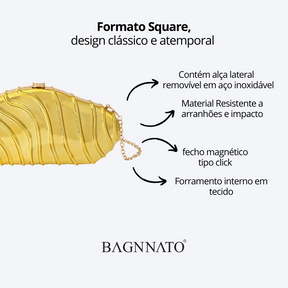 Bolsa em Acrílico Feminina Delfina