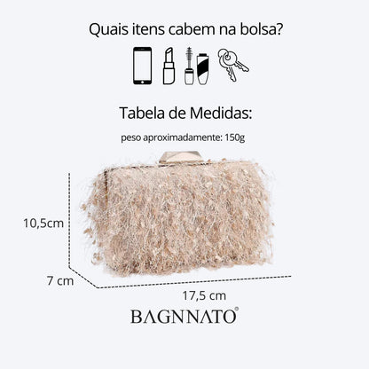 Bolsa em Plumagem Feminina Margaux