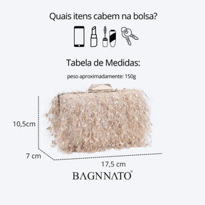 Bolsa em Plumagem Feminina Margaux