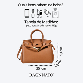 Bolsa Satchel em Couro Feminina Ottavia