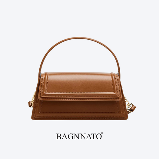 Bolsa Satchel em Couro Feminina Yelena