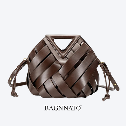 Bolsa Satchel em Couro Feminina Lune