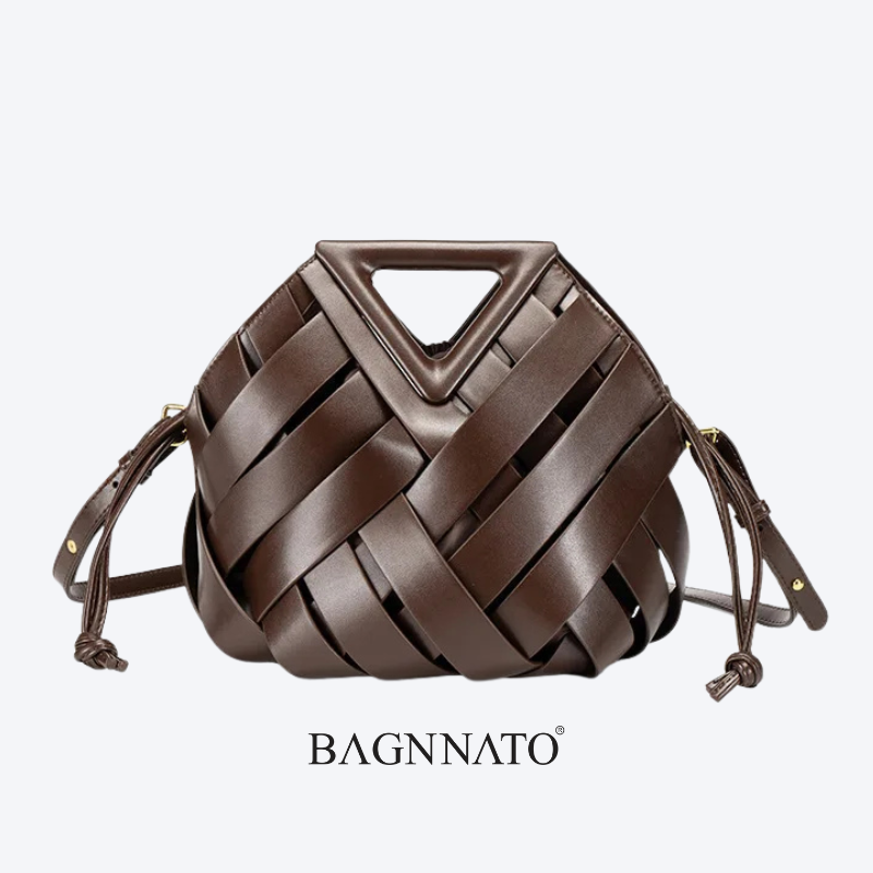 Bolsa Satchel em Couro Feminina Lune