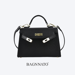 Bolsa Satchel em Couro feminina Kelly