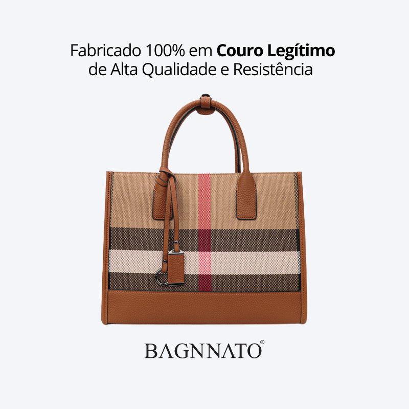 Bolsa Feminina Tote em Couro Fleur