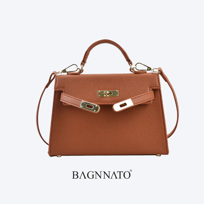 Bolsa Satchel em Couro feminina Kelly