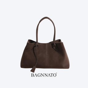 Bolsa em Couro Camurça Feminina Magda