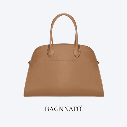 Bolsa em Couro Camurça Genuíno Feminina Alina