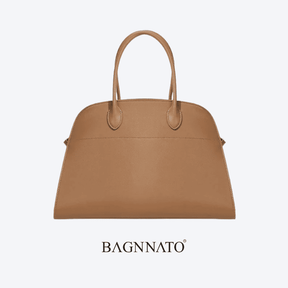 Bolsa em Couro Camurça Genuíno Feminina Alina