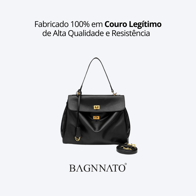 Bolsa Tote em Couro Feminina Magna