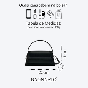 Bolsa Satchel em Couro Feminina Yelena