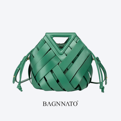 Bolsa Satchel em Couro Feminina Lune